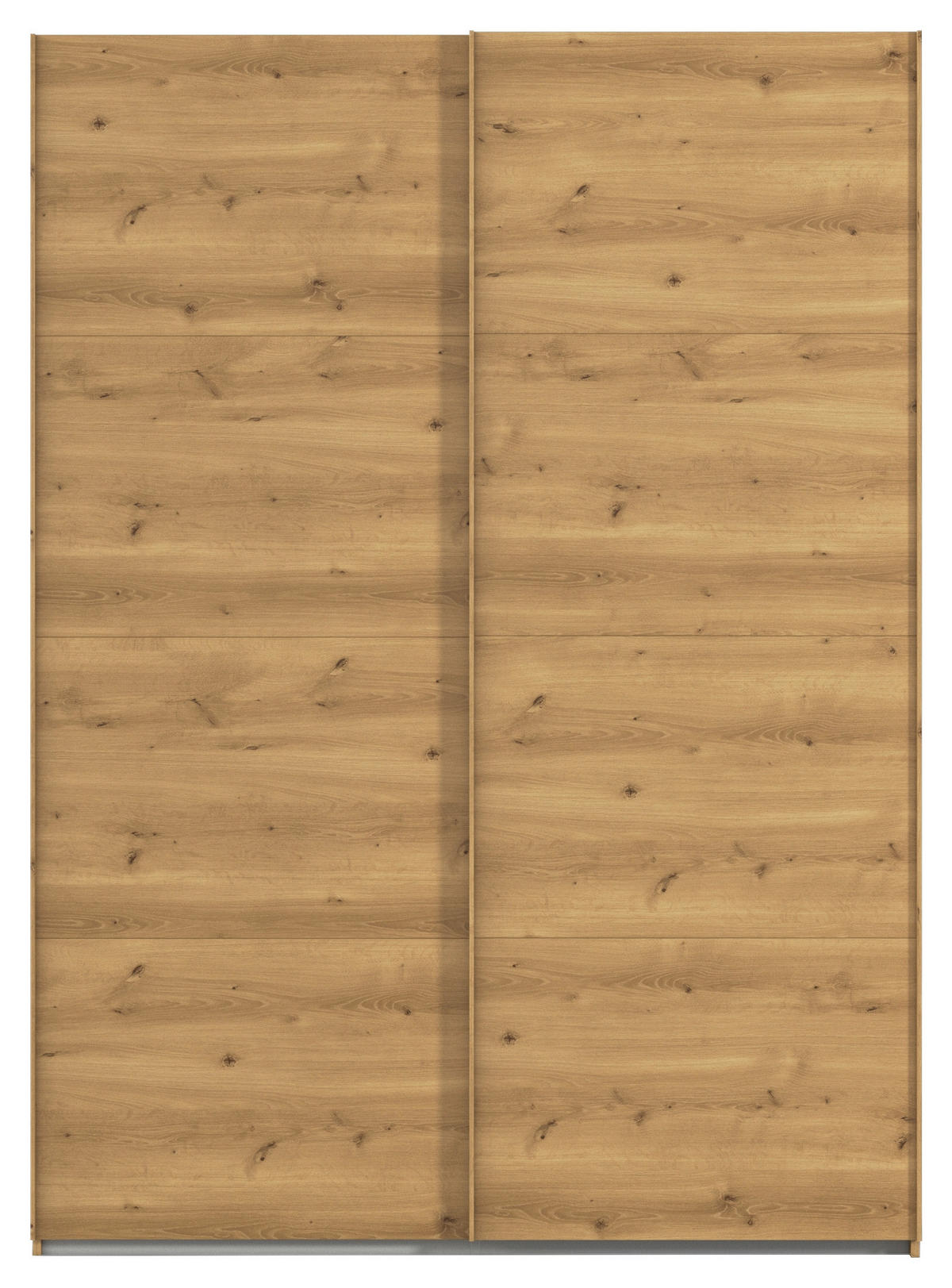 SCHWEBETÜRENSCHRANK 162/223/68 cm 2-türig Eichefarben  - Eichefarben, Design, Holzwerkstoff/Kunststoff (162/223/68cm) - Novel
