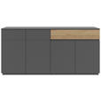 SIDEBOARD  in 180/85/42 cm  - Anthrazit, KONVENTIONELL, Holzwerkstoff (180/85/42cm) - Carryhome