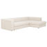 WOHNLANDSCHAFT - Creme/Schwarz, Design, Kunststoff/Textil (304/194cm) - Dieter Knoll