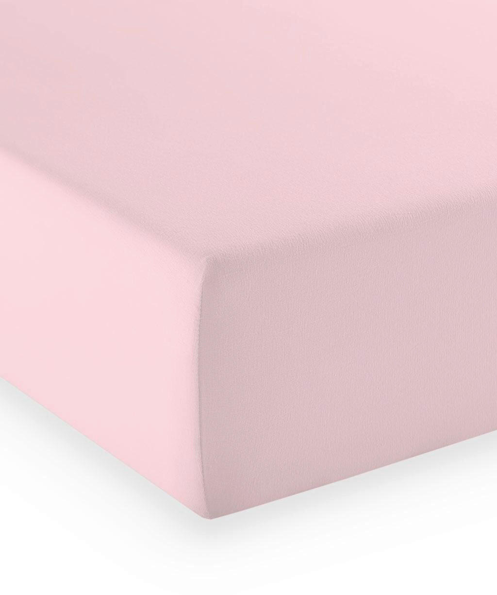 ELASTICKÉ PROSTĚRADLO, starorůžová, 100/200 cm - starorůžová, Basics, textil (100/200cm) - Fleuresse