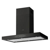 DUNSTABZUGSHAUBE 60121  - Schwarz, Basics, Metall (90/62,5-98/60cm) - Mican