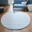 HOCHFLORTEPPICH 160 cm Luna Design Silberfarben  - Silberfarben, Design, Textil (160cm) - Novel