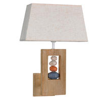 WANDLEUCHTE 30/48/18 cm   - Beige, Natur, Holz/Textil (30/48/18cm)