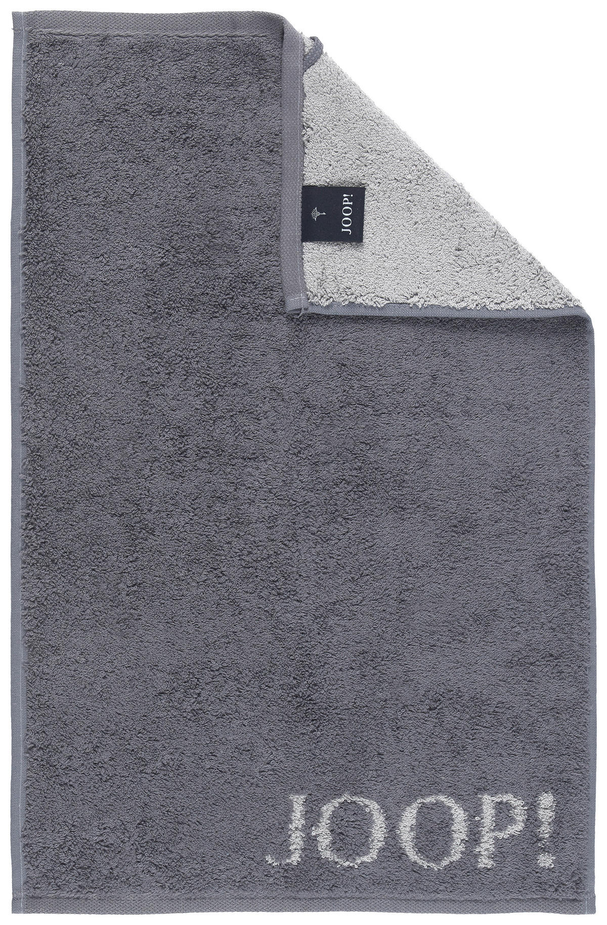 GÄSTETUCH Classic Doubleface Anthrazit 3-teilig 30/50 cm  - Anthrazit, Textil (30/50cm) - Joop!