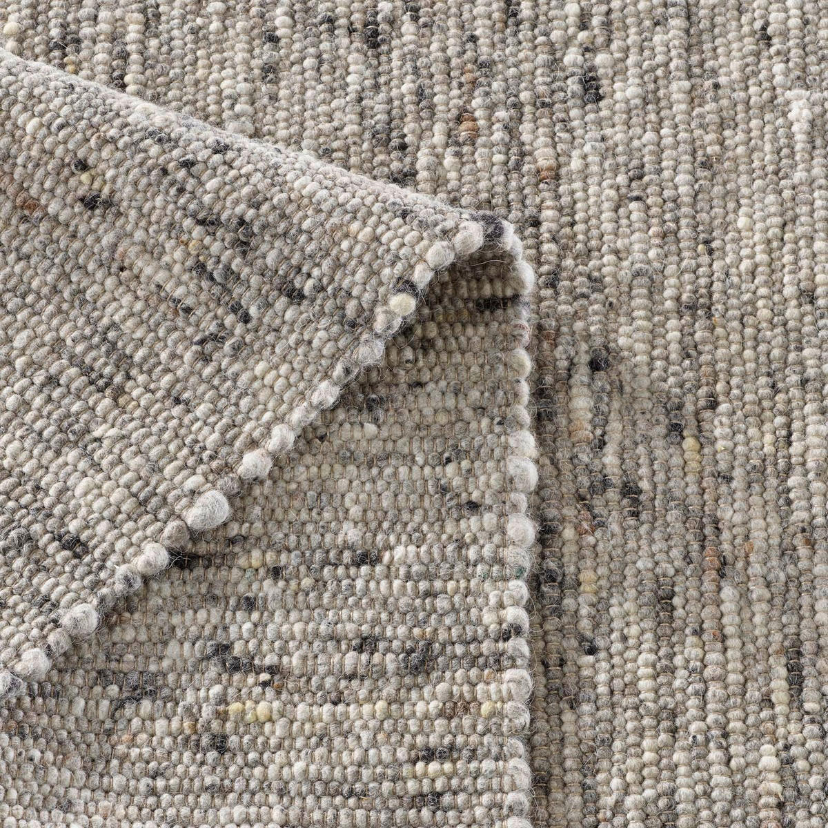HANDWEBTEPPICH 300/390 cm Grau rechteckig  - Grau, KONVENTIONELL, Textil (300/390cm) - Linea Natura