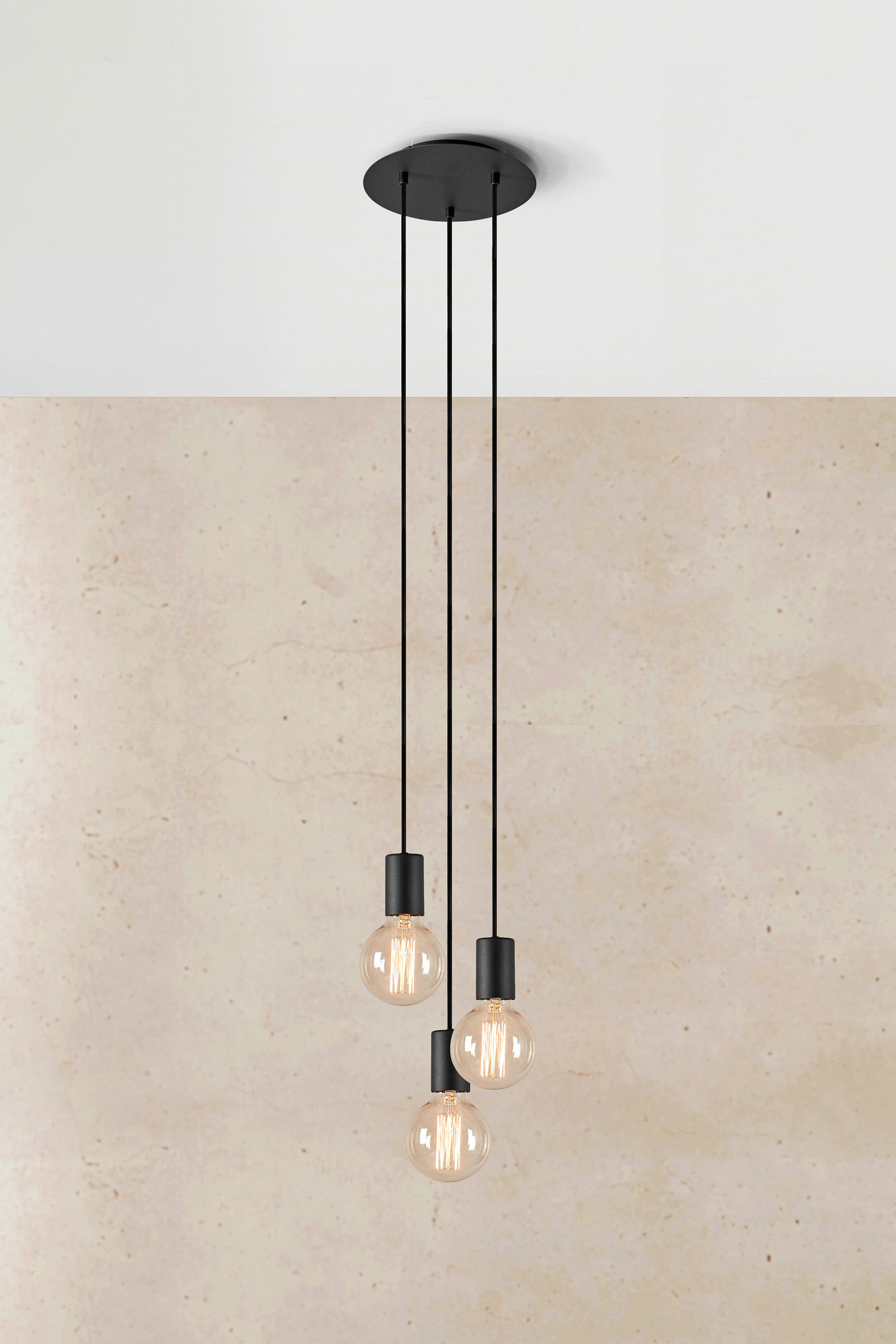 PENDELLEUCHTE 25/4,3/160 cm  - Schwarz, Basics, Metall (25/4,3/160cm) - Markslöjd