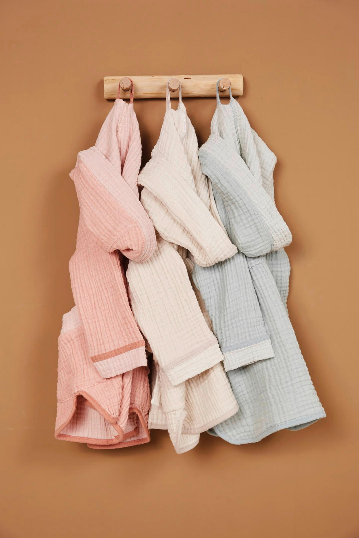KINDERBADEMANTEL 86/92  - Altrosa/Rosa, Basics, Textil (86/92null) - Bebe Jou