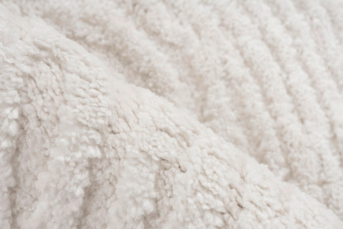 FLATVÄVD MATTA 160/230 cm  - elfenbensfärgad, Basics, textil (160/230cm) - Kayoom