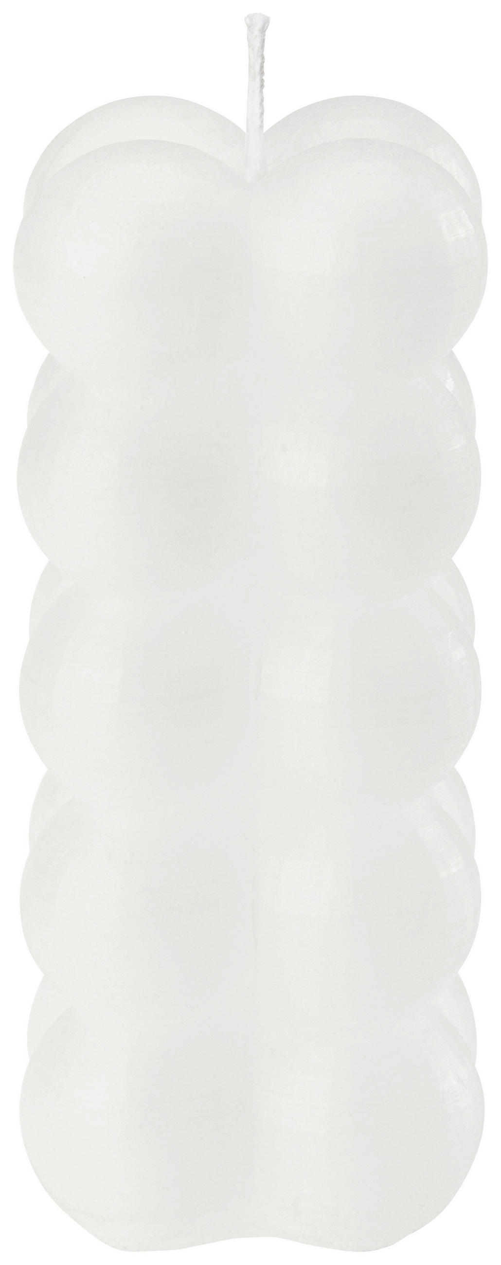 Stumpenkerze Rutlieb Weiß Dxh: 5,5x12 Cm