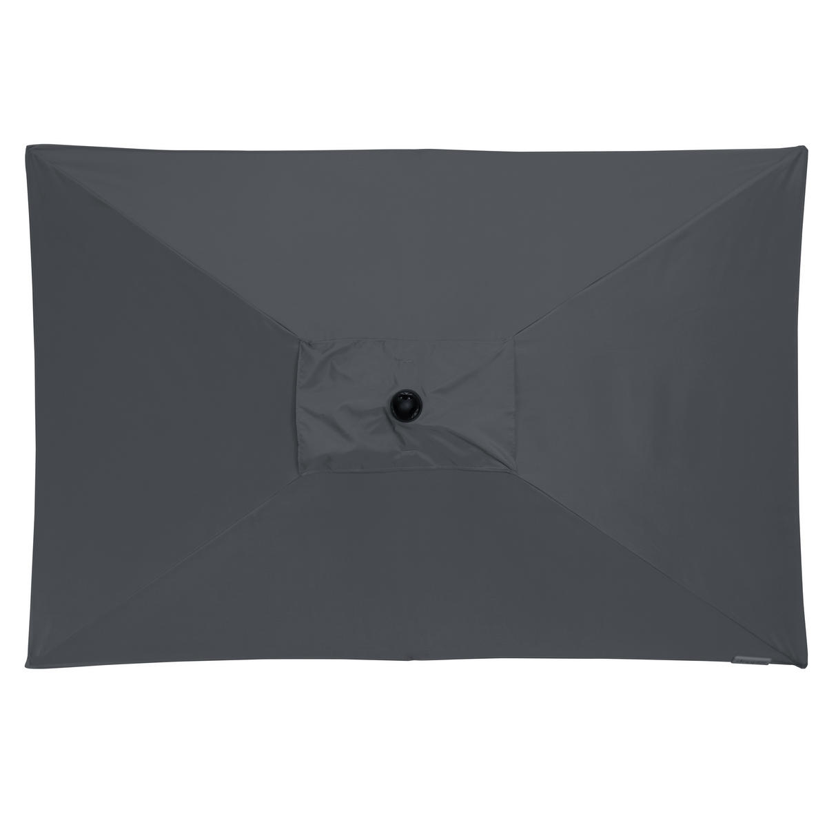 SONNENSCHIRM 210x140 cm Anthrazit  - Anthrazit/Silberfarben, Design, Textil/Metall (210/140cm) - Doppler