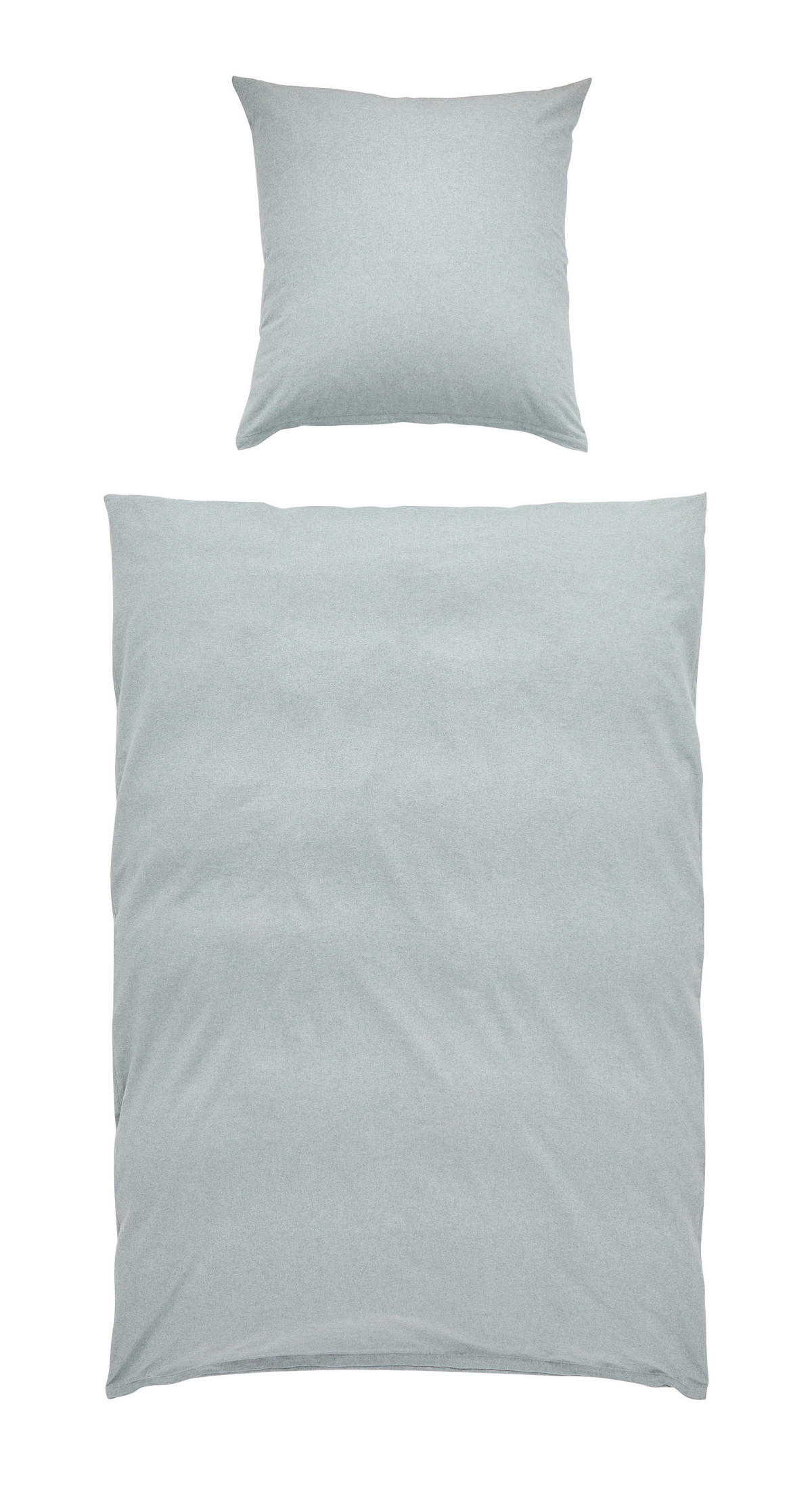 BETTWÄSCHE Flanell 135/200 cm  - Hellblau, Basics, Textil (135/200cm) - Novel
