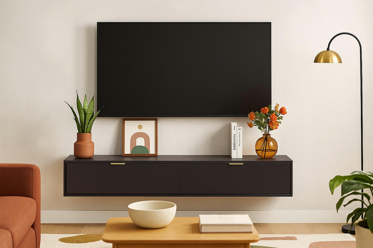 LOWBOARD  in 175/30/33 cm  - Goldfarben/Schwarz, Design, Holzwerkstoff/Metall (175/30/33cm) - Livetastic