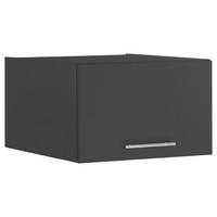 AUFSATZSCHRANK 60/38/68 cm  in  - Chromfarben/Anthrazit, Design, Holzwerkstoff/Metall (60/38/68cm)