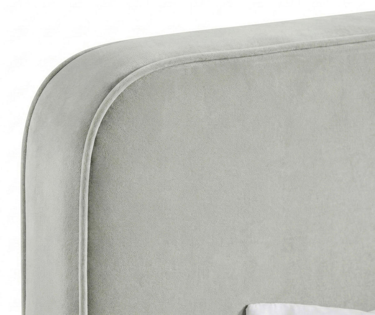 POLSTERBETT Hellgrau 140/200 cm  - Hellgrau/Schwarz, MODERN, Holz/Textil (140/200cm) - MID.YOU