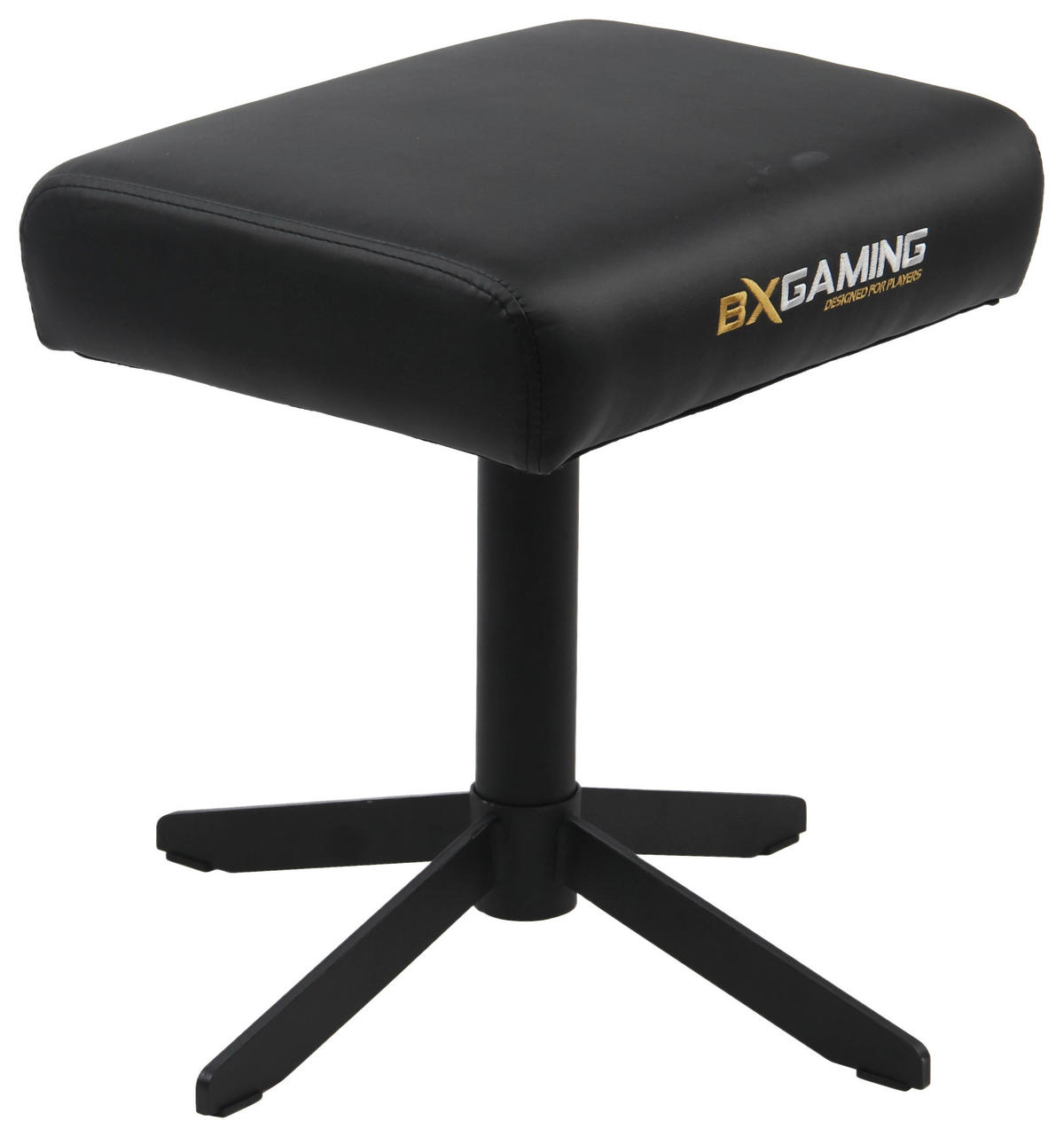 BÜROHOCKER 44/44/36 cm  - Schwarz, Design, Textil/Metall (44/44/36cm) - BX Gaming