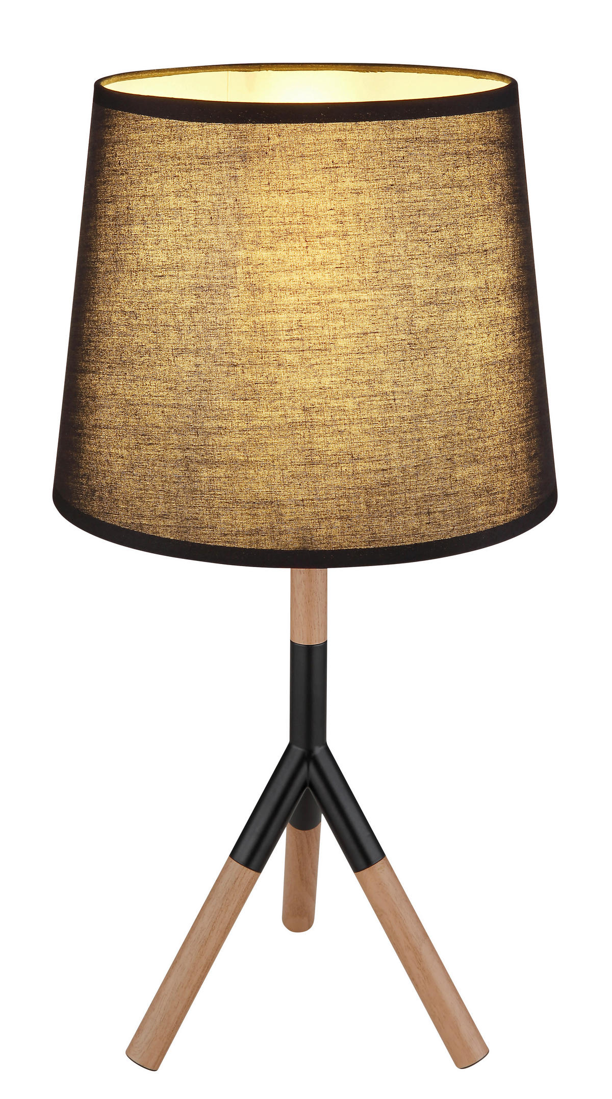 NAMIZNA SVETILKA        25/45 cm       - črna/naravne barve, Basics, kovina/tekstil (25/45cm) - Globo