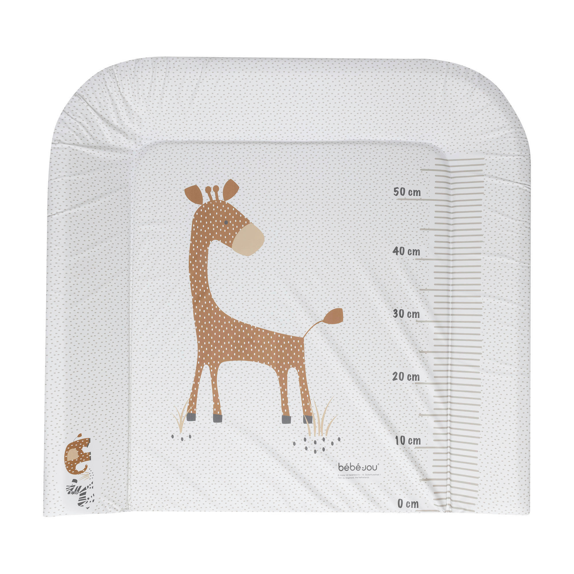 Bebe Jou Wickelauflage Steppe Taupe 77x6.5x72 cm