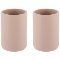 TANDBORSTGLAS plast  - sandfärgad, Trend, plast (7,3/10,2cm) - Homeware