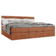 FAMILIENBETT - Rotbraun/Schwarz, Design, Holzwerkstoff/Kunststoff (240/200cm) - Esposa