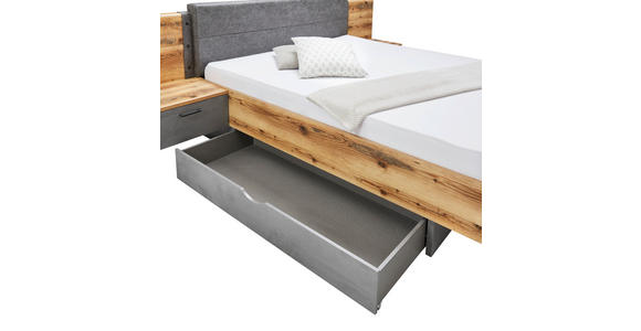 Bettkastenset Alicante - Grau, MODERN, Holzwerkstoff (137,2cm) - Luca Bessoni