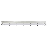 LED-DECKENLEUCHTE 156,8/6,2/5,2 cm  - Grau, Basics, Kunststoff (156,8/6,2/5,2cm)