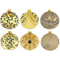 GLOB DE CRĂCIUN - auriu, Lifestyle, sticlă/metal (8cm) - X-Mas