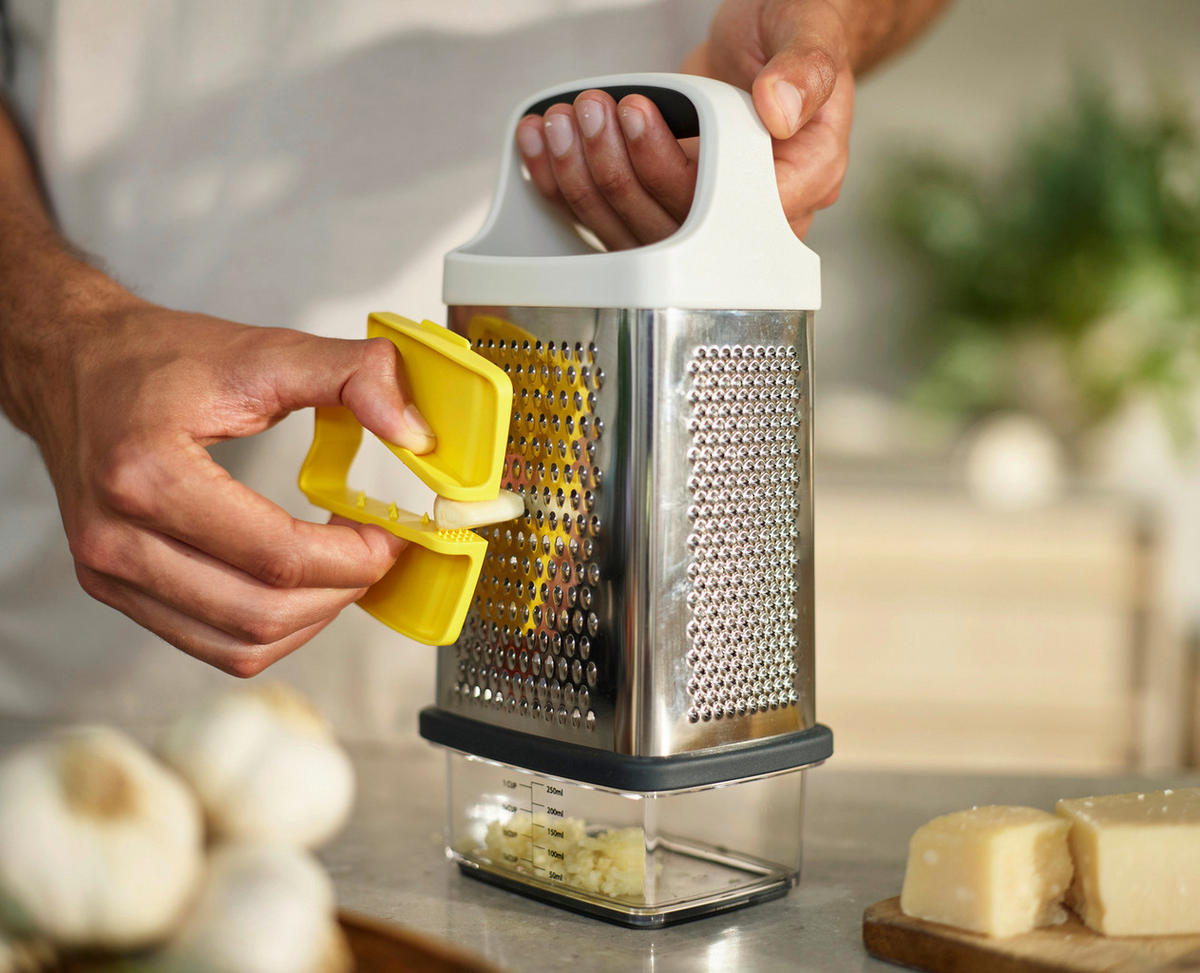 STRGALNIK  Multi-Grip  12,2/17/9,8 cm                 - rumena/siva, Basics, kovina/umetna masa (12,2/17/9,8cm) - Joseph Joseph