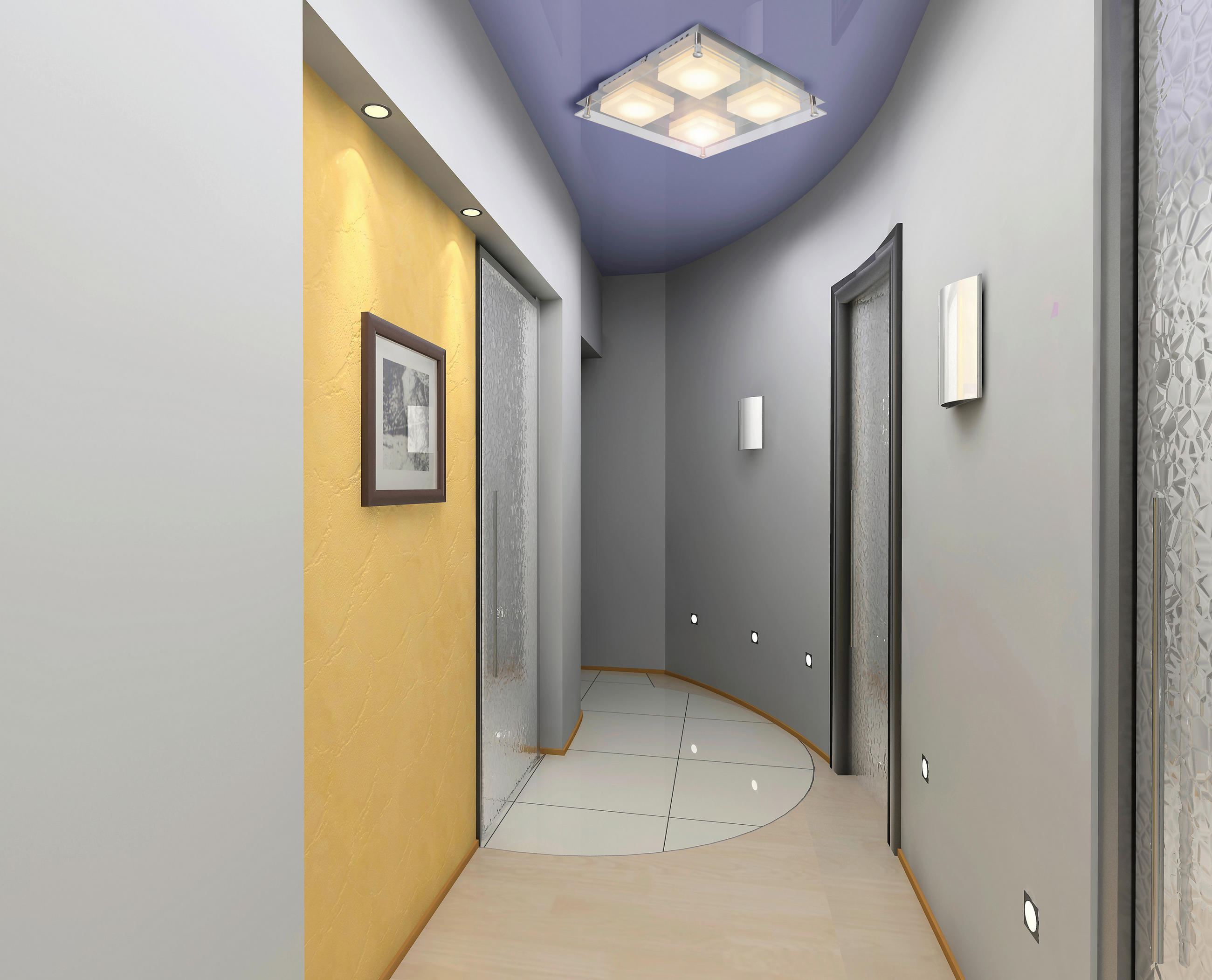 LED-DECKENLEUCHTE 24/24/4,7 cm   - Chromfarben, Design, Kunststoff/Metall (24/24/4,7cm) - Näve