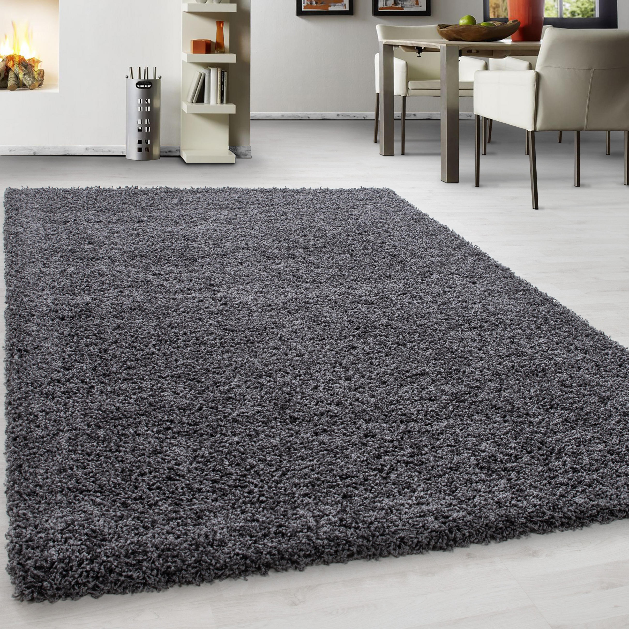 KOBEREC S VYSOKÝM VLASEM, 200/290 cm, šedá - šedá, Konvenční, textil (200/290cm) - Novel