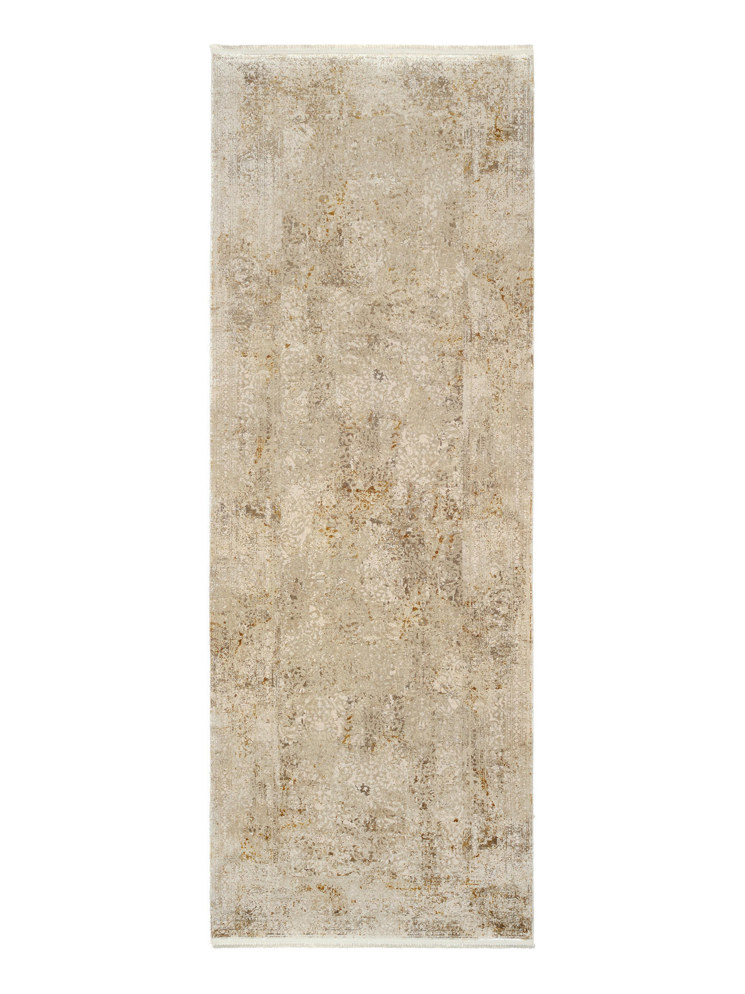 LÄUFER 80/200 cm Avignon Goldfarben, Beige  - Beige/Goldfarben, Design, Textil (80/200cm) - Dieter Knoll