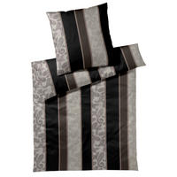 POSTEĽNÁ BIELIZEŇ, makosatén, čierna, 140/200 cm  - čierna, Basics, textil (140/200cm) - Joop!