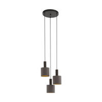 LUSTRĂ 42/150 cm  - auriu/cappuccino, Basics, metal/textil (42/150cm)