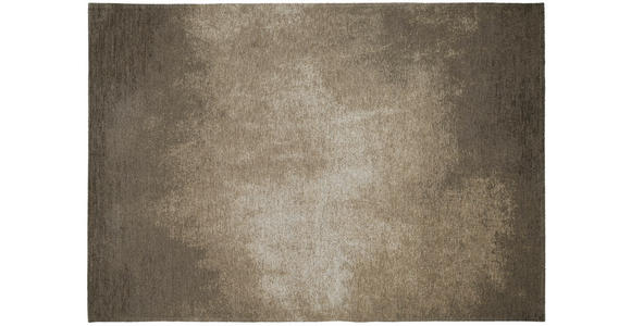 FLACHWEBETEPPICH 68/130 cm Lykaris Dunkelgrau, Dunkelbraun  - Dunkelgrau/Dunkelbraun, Design, Kunststoff/Textil (68/130cm) - Novel