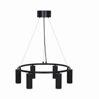 PENDELLEUCHTE Vico 53,4/53,4 cm  - Schwarz, Design, Metall (53,4/53,4cm) - Nordlux