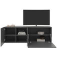 LOWBOARD  in 150/50/42 cm  - Anthrazit, Design, Holzwerkstoff (150/50/42cm) - Hom`in