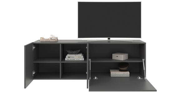 LOWBOARD  in 150/50/42 cm  - Anthrazit, Design, Holzwerkstoff (150/50/42cm) - Hom`in