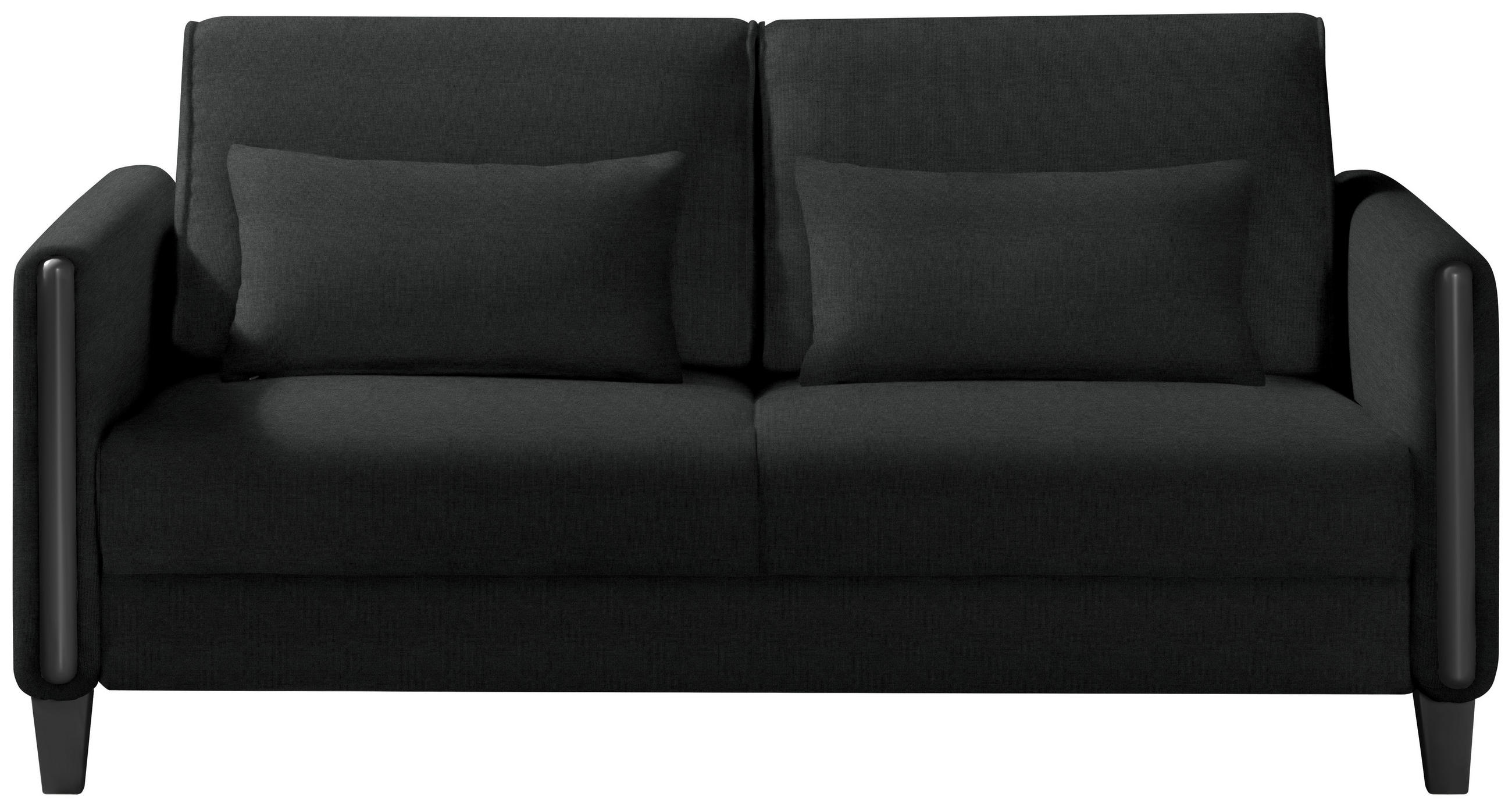 SCHLAFSOFA in Holz, Textil Schwarz  - Schwarz, Design, Holz/Textil (174/88/104cm) - Niels Andersson