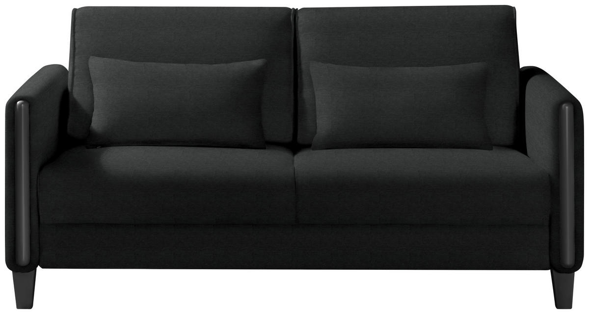SCHLAFSOFA in Holz, Textil Schwarz  - Schwarz, Design, Holz/Textil (174/88/104cm) - Niels Andersson
