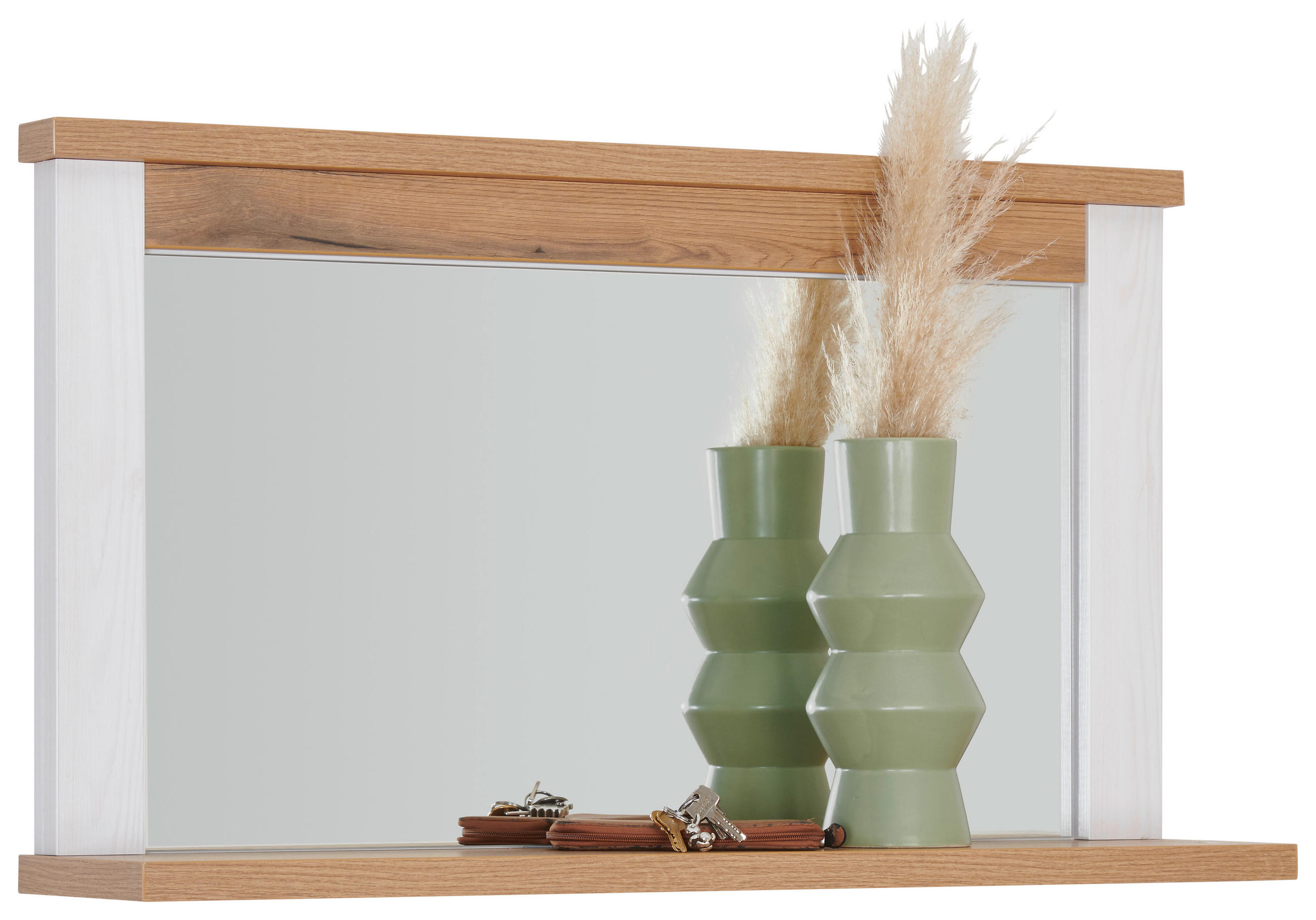 Mid.you Spiegel Rovigio Eiche, Lärche, Weiß 97x55x20.5 cm