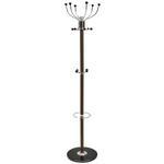 GARDEROBENSTÄNDER in Dunkelbraun 37/176/37 cm   - Dunkelbraun, Basics, Kunststoff/Stein (37/176/37cm) - Xora