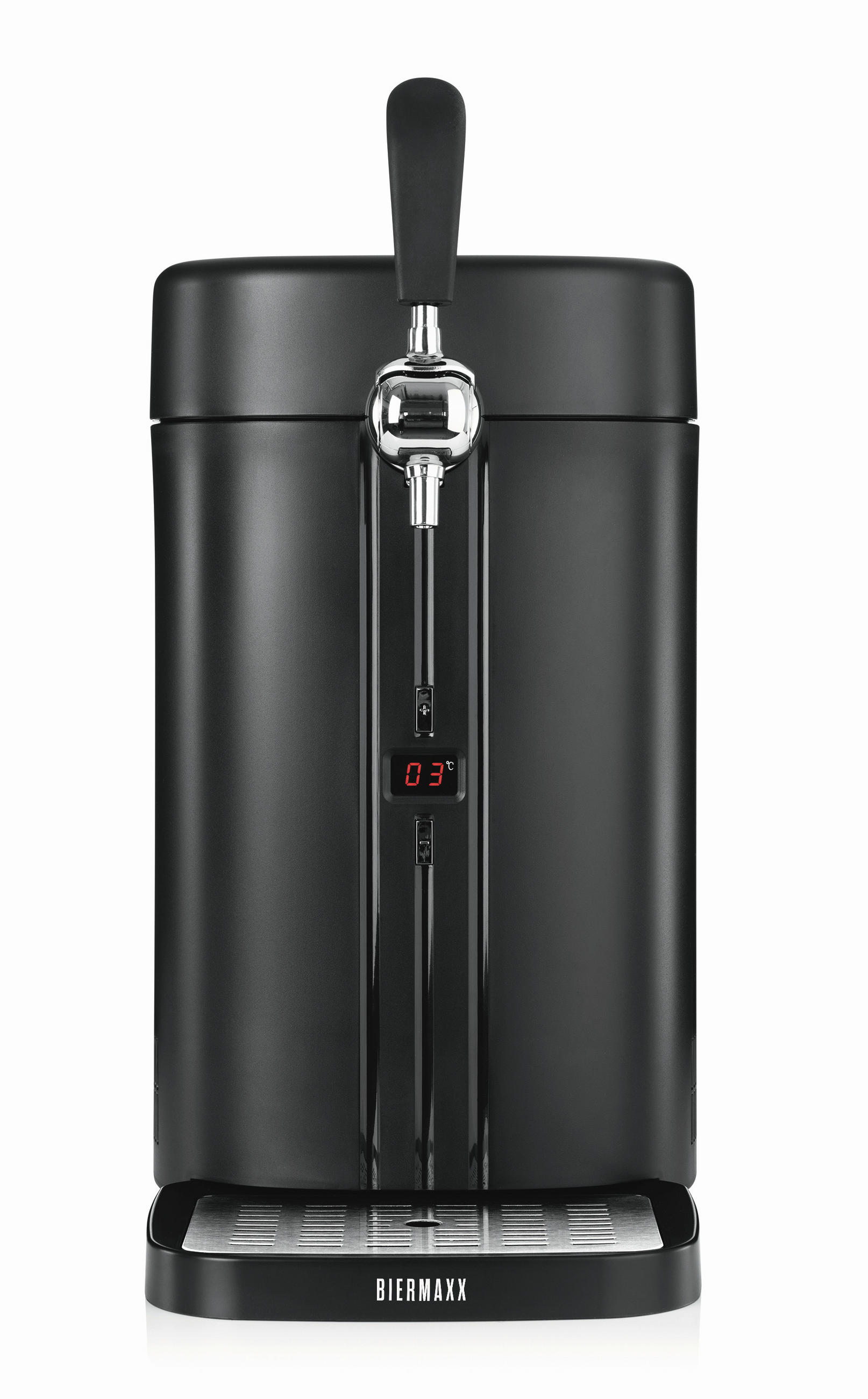 BIERZAPFANLAGE Bier MAXX  - Silberfarben/Schwarz, Basics, Kunststoff (26,4/41/52,6cm)