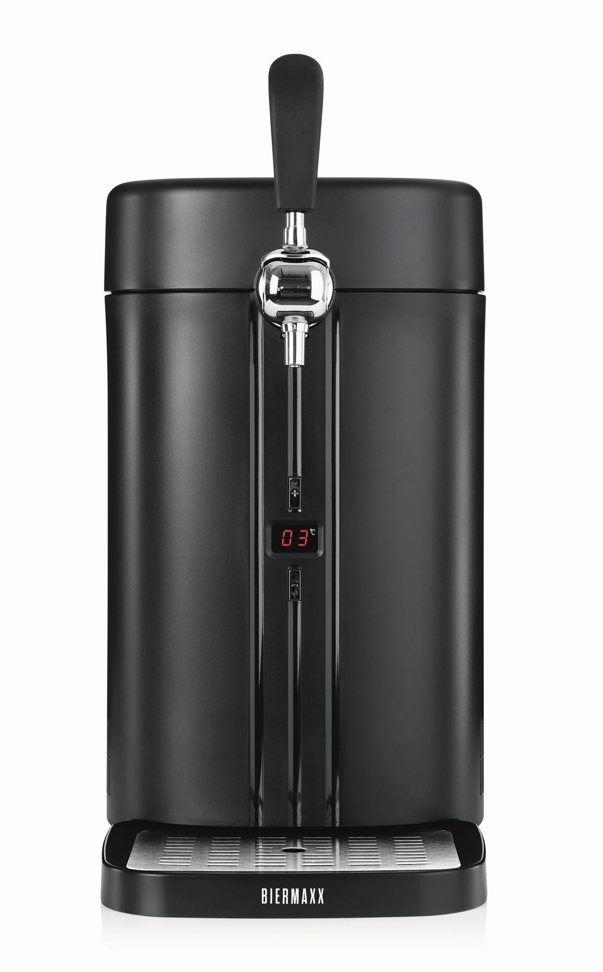 BIERZAPFANLAGE Bier MAXX  - Silberfarben/Schwarz, Basics, Kunststoff (26,4/41/52,6cm)