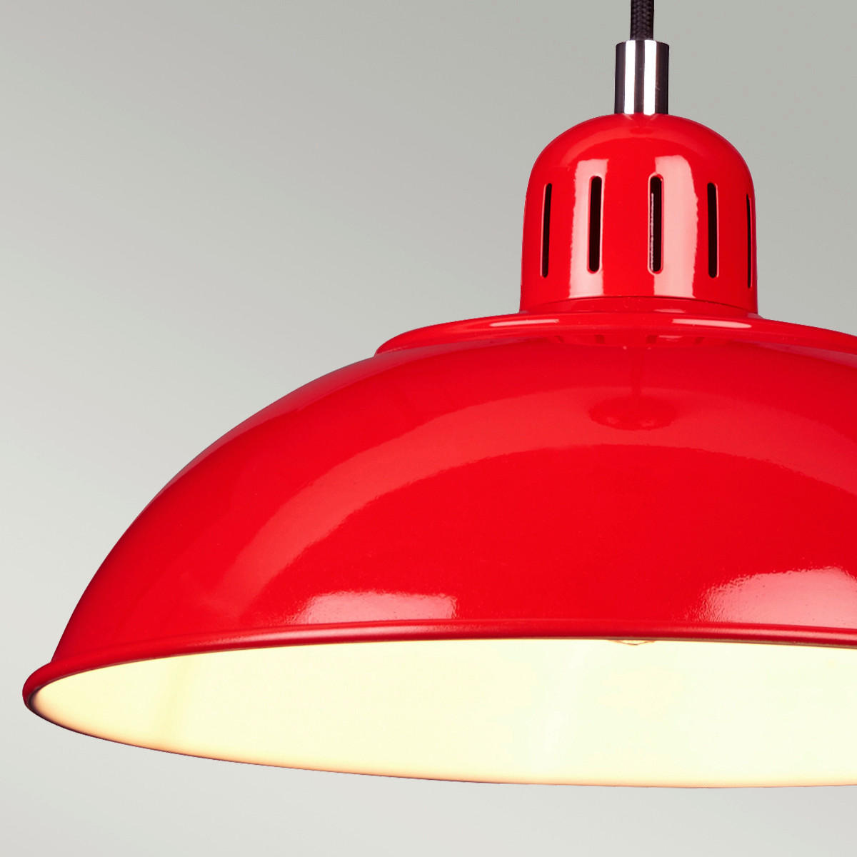 HÄNGELEUCHTE 30/29.9 cm    - Rot, Design, Metall (30/29.9cm) - Elstead Lighting