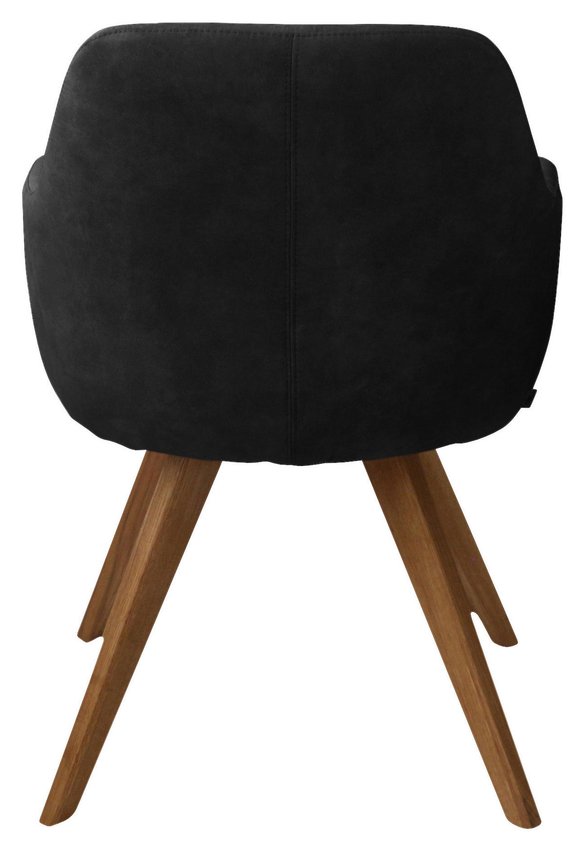 ARMLEHNSTUHL  in Flachgewebe  - Eichefarben/Anthrazit, Design, Holz/Textil (57/85,5/65cm) - Voleo