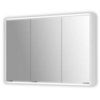 SPIEGELSCHRANK 100/71,4/15,2 cm  - Chromfarben/Weiß, KONVENTIONELL, Glas/Holz (100/71,4/15,2cm) - Xora