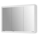 SPIEGELSCHRANK 100/71,4/15,2 cm  - Chromfarben/Weiß, KONVENTIONELL, Glas/Holz (100/71,4/15,2cm) - Xora