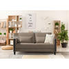 SCHLAFSOFA in Holz, Textil Schwarz, Hellbraun  - Hellbraun/Schwarz, Design, Holz/Textil (174/88/104cm) - Niels Andersson