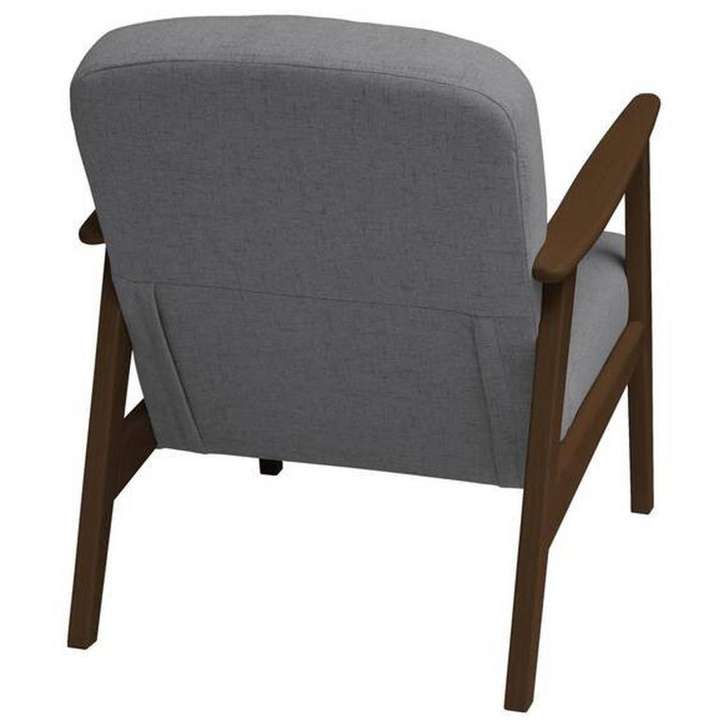 Thumbnail - Livetastic Sessel, Grau, Dunkelbraun, Textil, Buche, massiv, 63x78x78 cm, Wohnzimmer, Sessel, Polstersessel