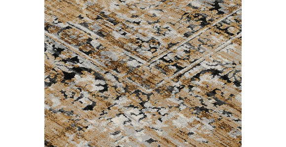 WEBTEPPICH 67/130 cm Le Mans Grau, Goldfarben  - Goldfarben/Grau, Design, Textil (67/130cm) - Dieter Knoll