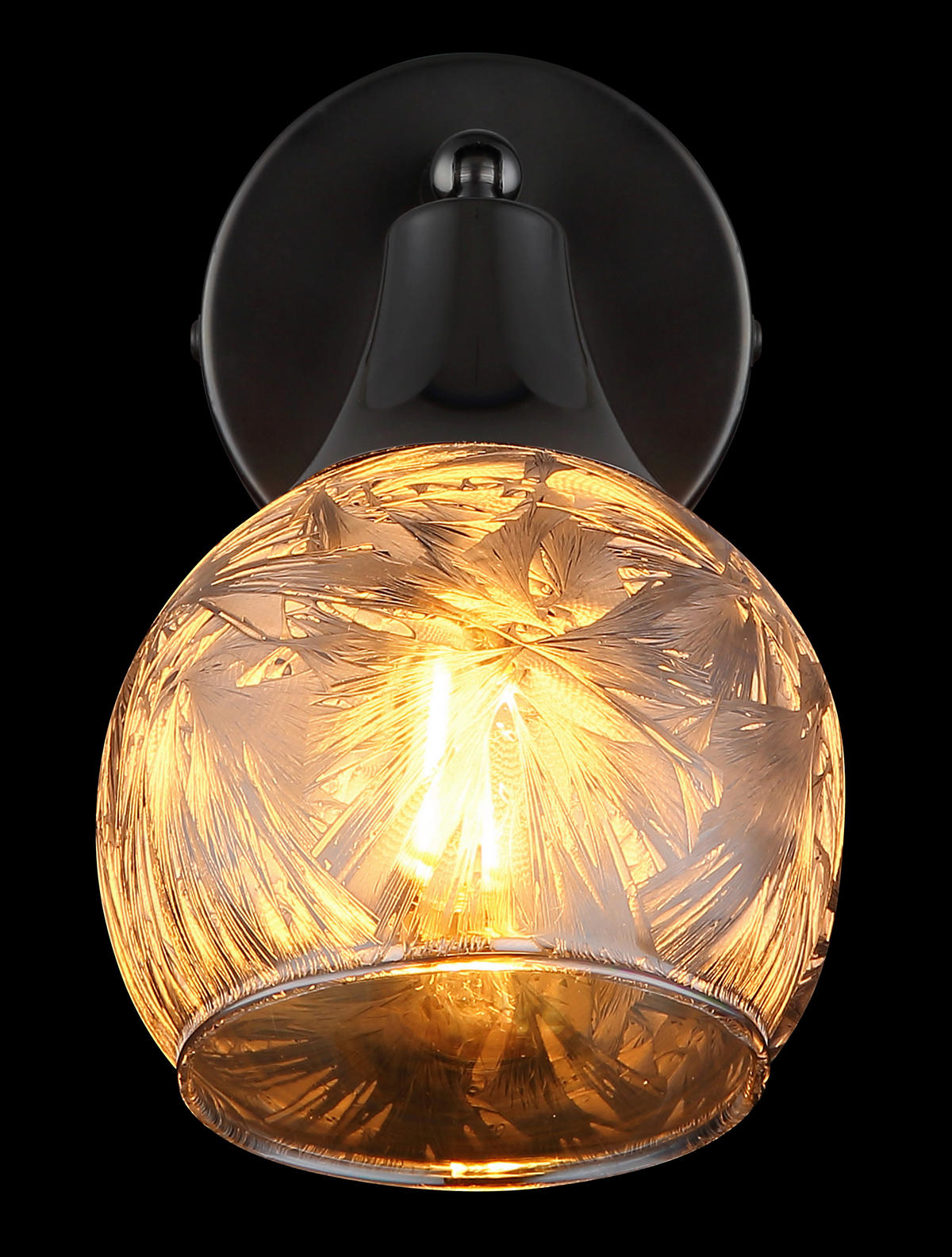 STRAHLER 12/16 cm   - Schwarzchrom/Grau, Basics, Glas/Metall (12/16cm) - Globo